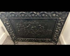 Antique Fire Guard / Fire Cover With Beautiful Detailing