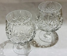 2 x Edinburgh Crystal brandy