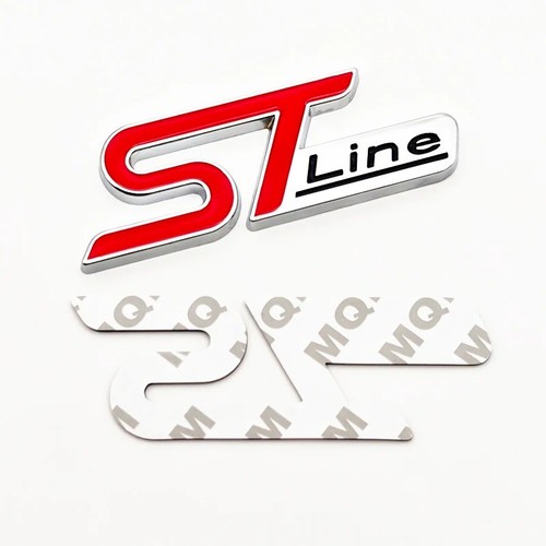 Silver red line metal rear - red,