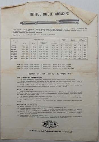 Automobilia britool torque - britool,