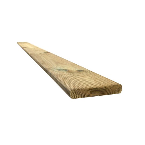 Treated reject decking board - treated,