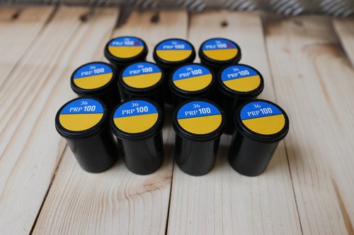 Empty 35mm film canisters - empty,
