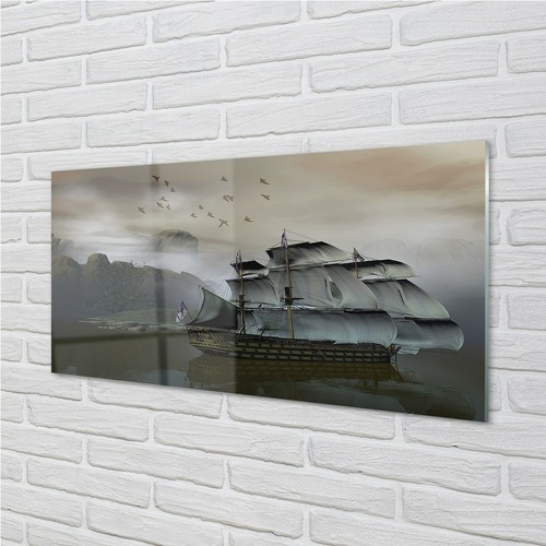 Tulup glass print 100x50 - tulup, wall