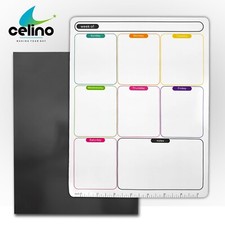 A4 Weekly Planner Magnetic Whiteboard Dry Wipe To Do List Meal Shopping Notes