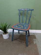 Vintage Canal Art Chair  Barge