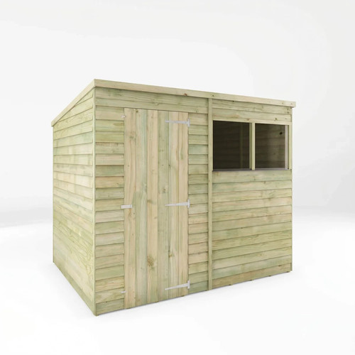 8x6 wooden garden - wooden, shed