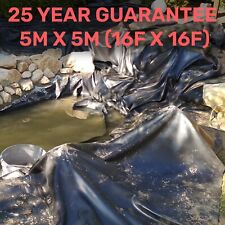 5m x 5m Garden Pond Liner Thick Flexible & Heavy Duty Large Square Koi Fish Pond