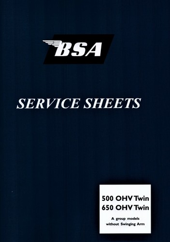 Bsa a10 workshop manual - bsa, a7