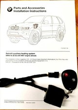 BMW X5 Webasto remote control