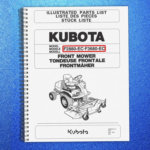 Kubota f2880 f3680 ec - f2880-ec, f3680-ec