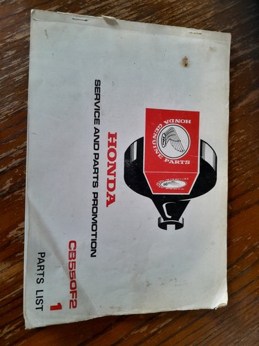 Honda cb550f service - honda, parts