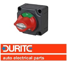 DURITE 12v/24v MARINE REMOVABLE ON/OFF KEY BATTERY ISOLATOR CUT OFF KILL SWITCH