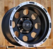 4X 15" OFF ROAD wheels 6X139.7 MATT 10J ET-46 4x4 for 4Runner Hilux Land Cruiser