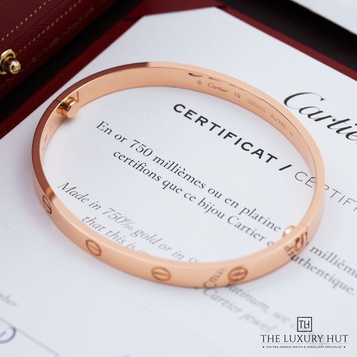 Cartier love bangle - bangle, rose