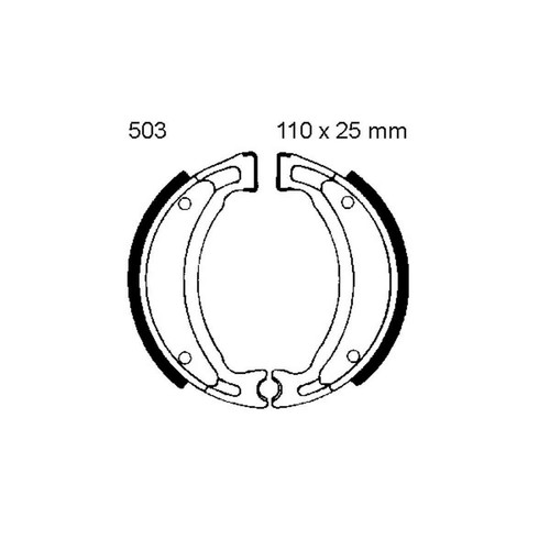 Ebc y503g brake shoe set - ebc,