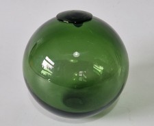 Vintage Green Glass Fishing