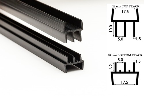 Clip vivarium glass runners - on,