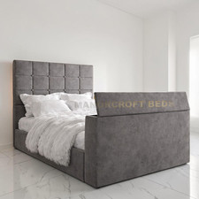 Cube style bed frame with - tv,