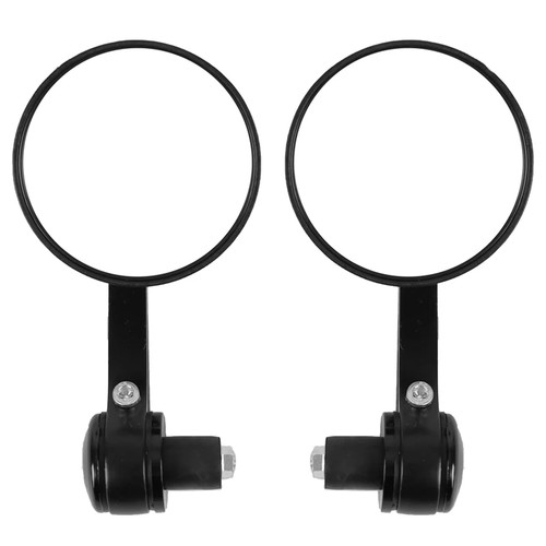 Round bar end mirrors for - mirrors,
