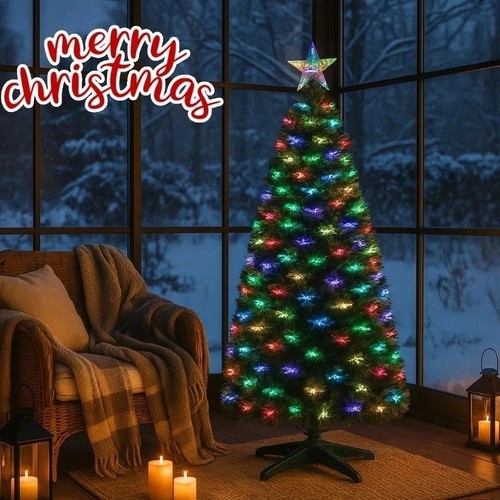 Fiber optic christmas tree 4ft - tree,