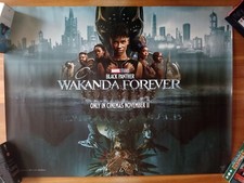 Black Panther: Wakanda Forever - Original Rolled UK D/S Quad Poster