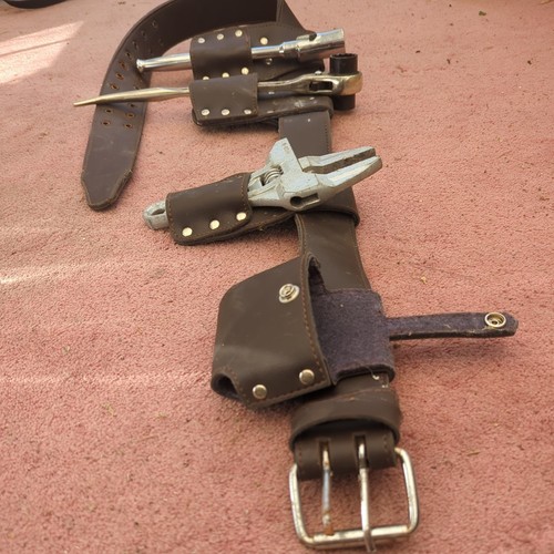 Heavy duty brown leather - duty,