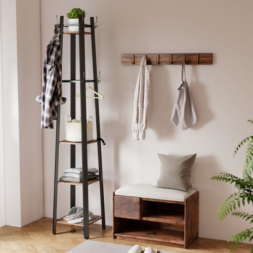 Coat rack hall tree clothes - hall,