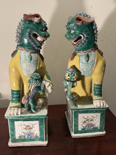 Pair large antique - pair,