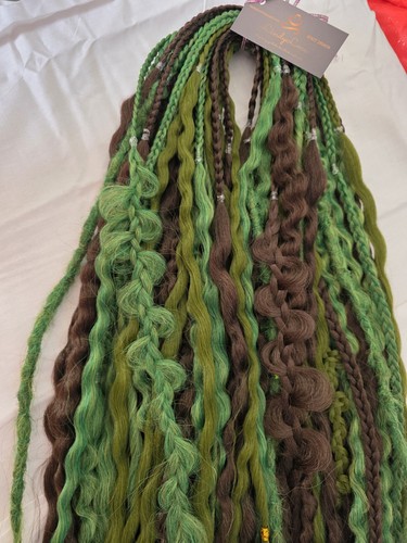 Curly double ended - double,