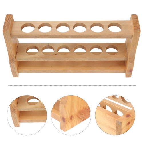 Wooden test tube rack - pc,