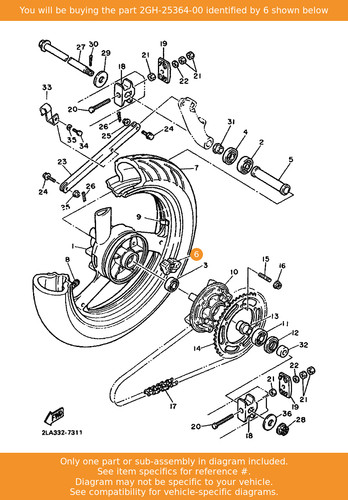Yamaha damper 2gh 25364 00 - yamaha, 2gh-25364-00