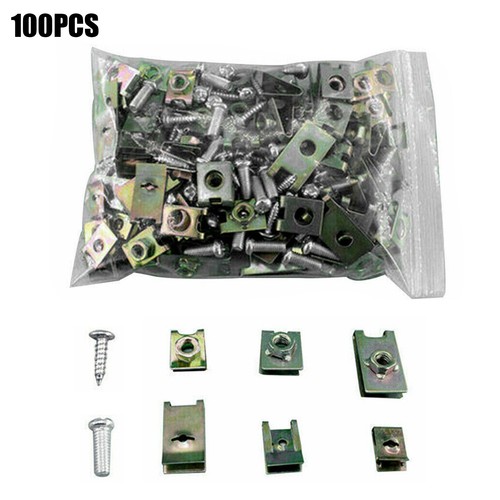 100x car fasteners - 100x,