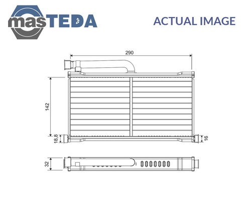 811570 heater radiator - heater,