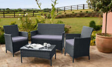 RATTAN GARDEN FURNITURE SET 4