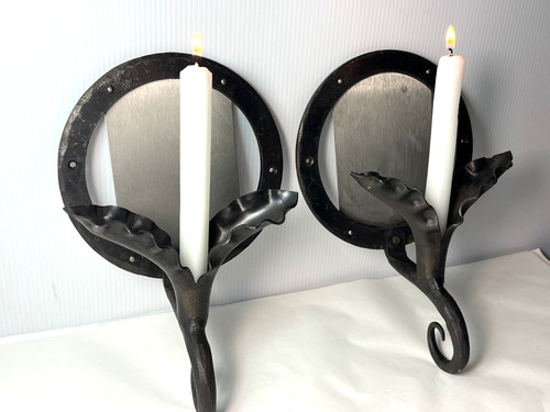 Large hand forged candle - 2,
