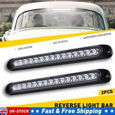 2xWhite 15 LED Tail Light Bar