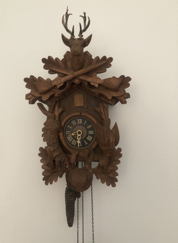 Vintage german cuckoo clock - cuckoo,