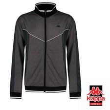 Kappa Retro Track Top Black Navy Adults Tracksuit Full Zip Jacket Size XS,S NEW