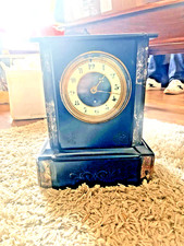 Large Antique Slate And Marble