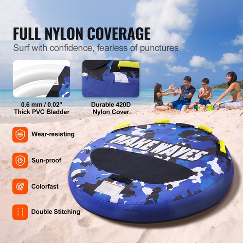 Inflatable towable tube for - inflatable,