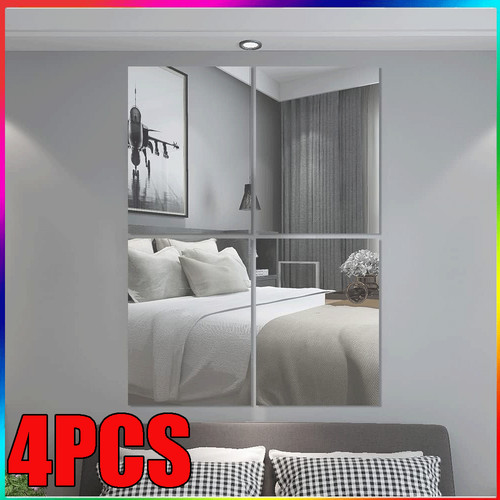 Large mirror tiles wall - large,