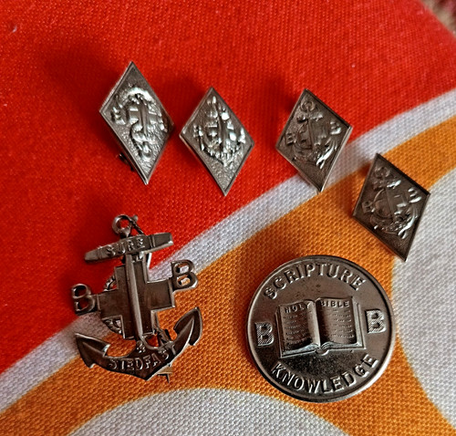 Vintage boys brigade badges - brigade,