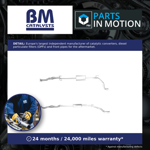 Exhaust pipe fits fiat punto - pipe,