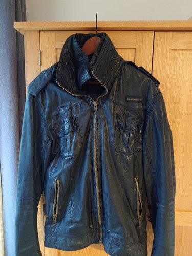 Superdry ryan leather jacket - ryan,