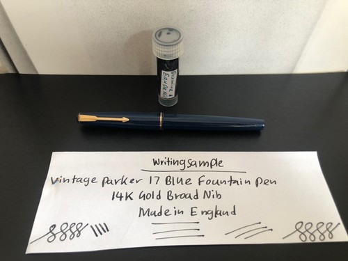 Vintage parker duofold blue - parker, 17