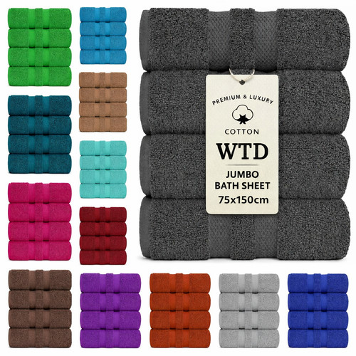 Large jumbo bath sheets - large,