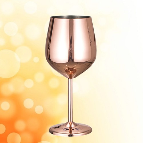 Stainless steel stemmed wine - stainless,