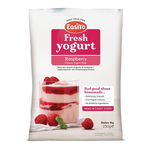 Easiyo raspberry yogurt mix - raspberry,