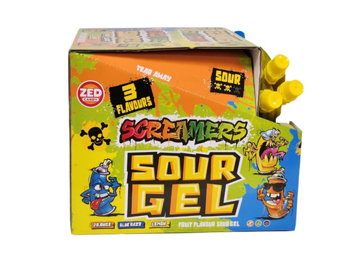 Zed candy screamers sour - candy, gel