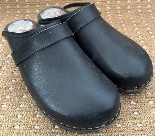 Vintage danish black leather - vintage,